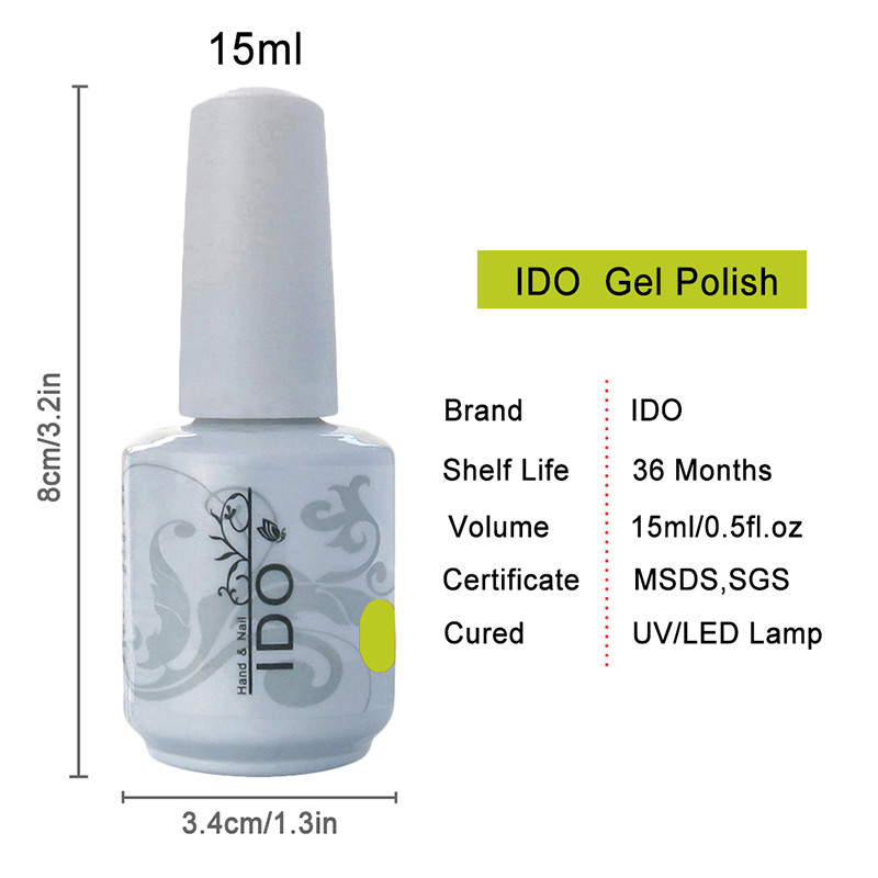 Wholesale Gel Nail Art 15ml IDO Choose Any Gel Varnish Long Lasting UV Led  Lamp Gel Polish Choose Gel Nail From Heheda2, $30.12