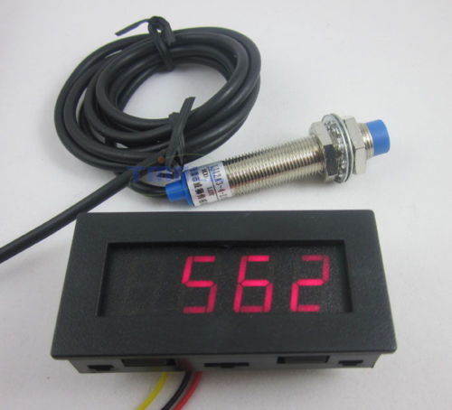 4 digital led tachometer rpm motor speed meter 4 digital led tachometer rpm motor speed meter