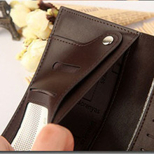 Fashion Solid long standard designer wallet men PU material brand wallets men interiorslot pocket purse card