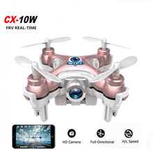 RC MINI Drone Cheerson CX-10W Dron Quadrocopter RC Quadcopter Nano WIFI Drone with HD Camera FPV Remote Control Drone xiaomi