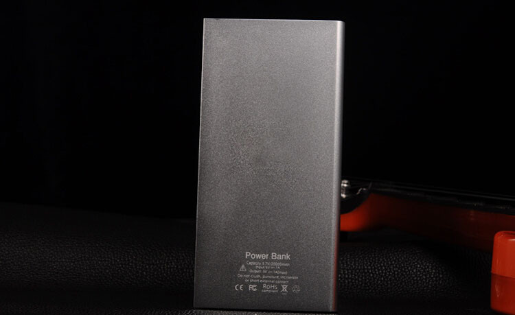 Oboe Ultrathin Portable Power Bank 20000mAh Gray