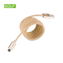 Golf Micro USB Cable 2 1A 1M 1 5M 2M 3M Metal Braided Wire 2 0