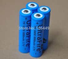 Ultrafire 2 шт./лот 5000 мАч 3.7 В 18650 литий-ионный аккумулятор аккумуляторная литий-ионные аккумулятор для из светодиодов фонарик лазерная указка