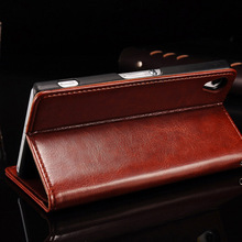 Luxury Vintage Wallet Stand PU Leather Case for Sony Xperia Z2 L50 L50W C770x D6503 D6502