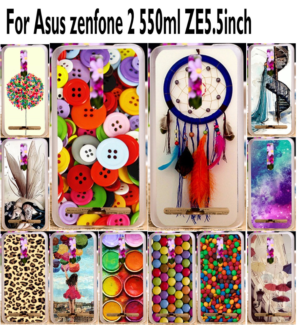 Print Paintbox Cheetah Balloon Girl Chocolate Phone Cases Cover Skin Shell For Asus Zenfone 2 ZE551ML