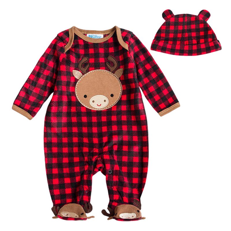 Unisex Baby Romper Winter Coral Fleece Long Sleeve Hooded ...
