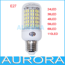 E27 LED bulb 5730 9W 12W 15W 20W 25W 30W Warm White/White,220V/110V 24LEDs 36LEDs 48LEDs 56LEDs 69LEDs 110LEDs Led lamp lighting