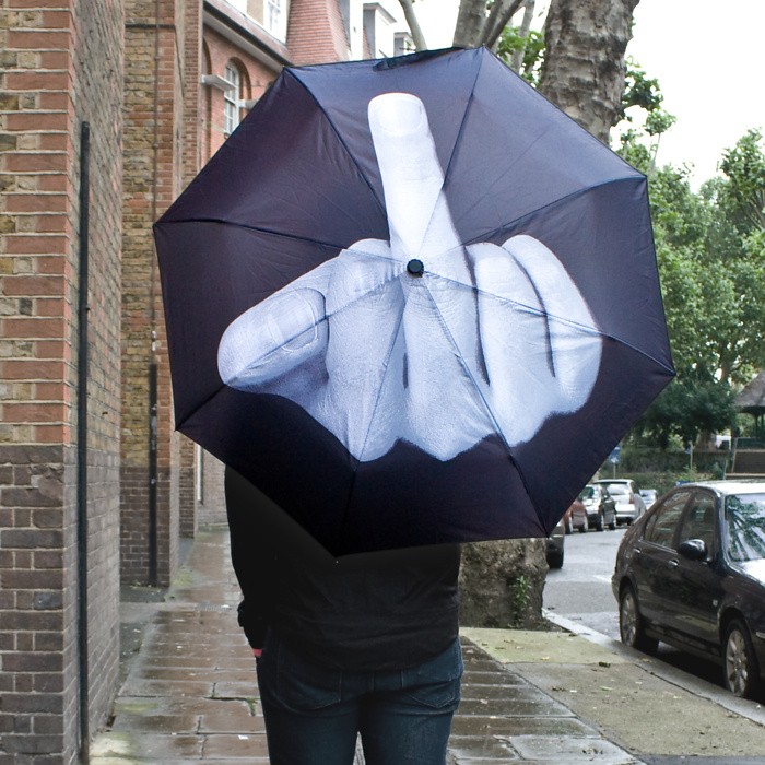 Free-Shipping-1Piece-Middle-Finger--Umbrella-Up-Yours-Umbrella