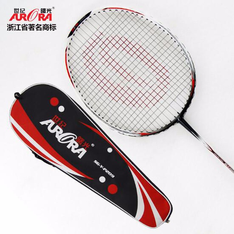 1 of Carbon Sonic Metal Training Badminton Racket Free Racket Bag Adult Child Training Ultralight Shuttlecock Racket In 2 Colors (13)