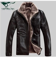 2015 New designer Fashion Casual Men Leather Jacket Slim Sheep Skin Casual Men Genuine Leather Coat Leather & Suede M-4XL
