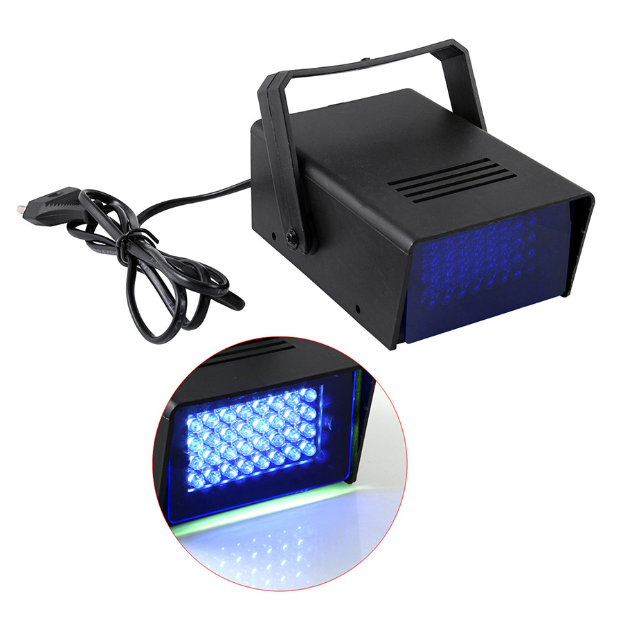 Купить Мини 24 led 3w голубой фонарик строб партии этап света диско ...