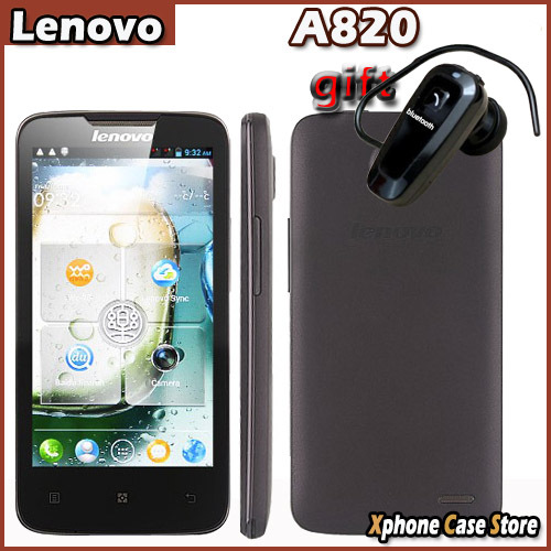 Russian Language 3G Lenovo A820 SmartPhone MTK6589 Quad Core 1 2GHz 4 5 Android 4 1