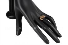 ROXI 2015 Valentine s Day Gift Rose Gold Plated Snake Ring Statement Rings Fashion Jewelry For
