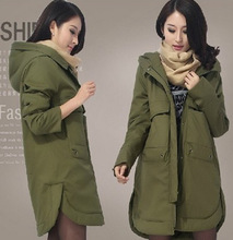 2015The New Women’s Clothing Han Edition Cotton-Padded Clothes Coat Long Big Yards More Loose Tooling Down Cotton-Padded Jacket