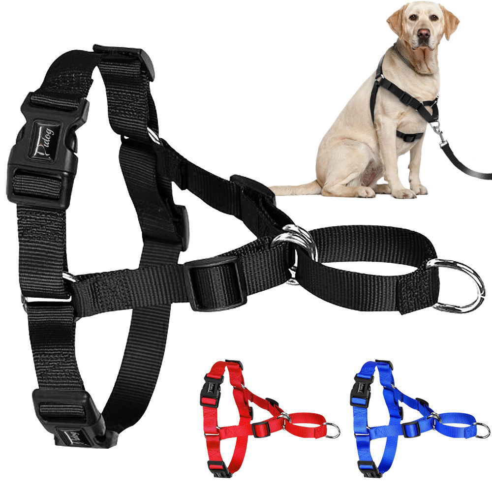 L Xl No Pull Adjustable Dog Pet Vest Harness Nylon Small Medium Large S M Harnesses Pet Supplies Worldenergy Ae