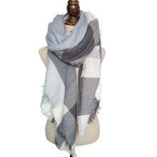 New Winter 2016 Tartan Scarf Plaid Scarf New Designer Unisex Acrylic Basic Shawls Women’s Scarves hot sale scarf