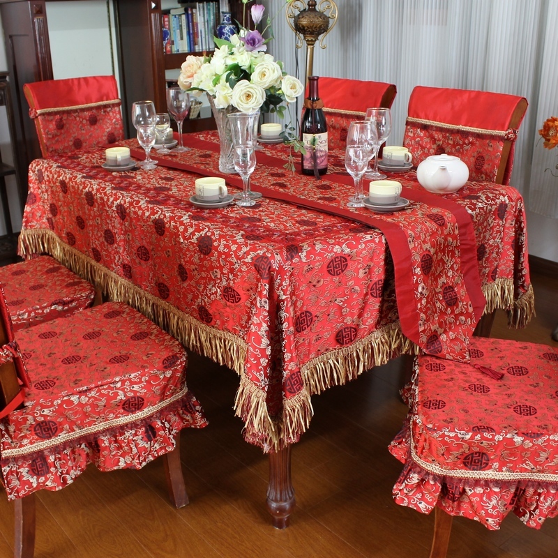 Taplak Meja Tamu - Bamboo Woven Damask Table Cloth Tablecloth Dining Table taplak meja tamu bamboo woven damask table cloth tablecloth dining table