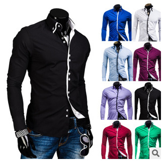 7  m-3xl        camisa  fit masculina   homme  