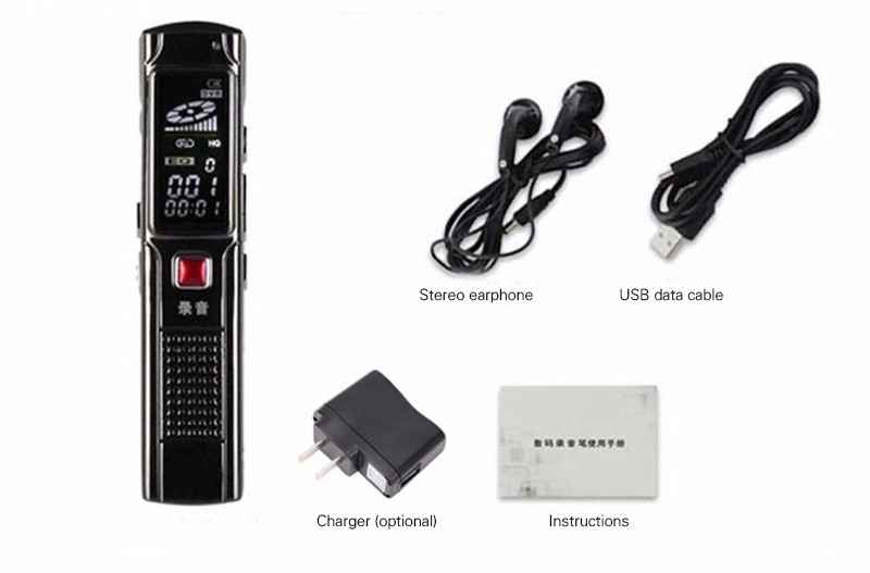 High Quality 8GB Digital Steel Stereo Voice Recorder High Smartphone