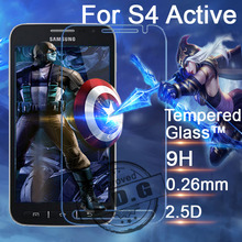 0.26mm 9H Explosion Proof Anti scratch LCD Tempered Glass Film For Samsung Galaxy S4 Active i9295 Screen Protector