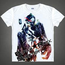 Black Rock Shooter Mato Kuroi T shirts Japanese anime shirt 3d print Cosplay tshirt Men’s t-shirt camisas hombre masculina
