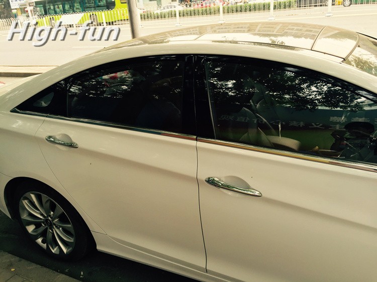 Chrome Side Mirror Cover Trim for 2011-2014 Hyundai Sonata 8 GE i45 Mirrors