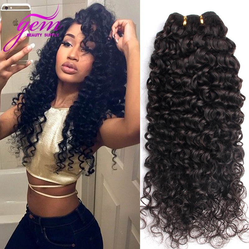 5a Malaysian Curly Hair 3pcs Lot Deep Wave Malaysian Virgin Hair