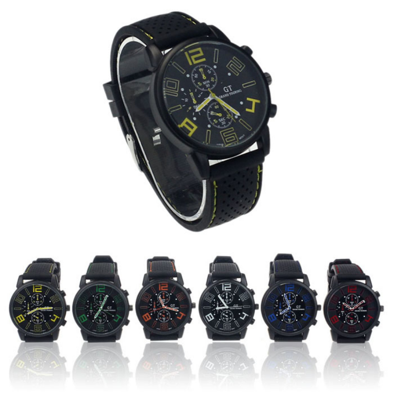 2015 Quartz Watch Men Military Watches Sport Wristwatch Silicone Fashion Hours Wristwatches Men Women Watch Top