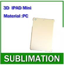20 pcs/lot 3D Sublimation Protective Cover case for i PAD mini Heat transfer tablet PC case