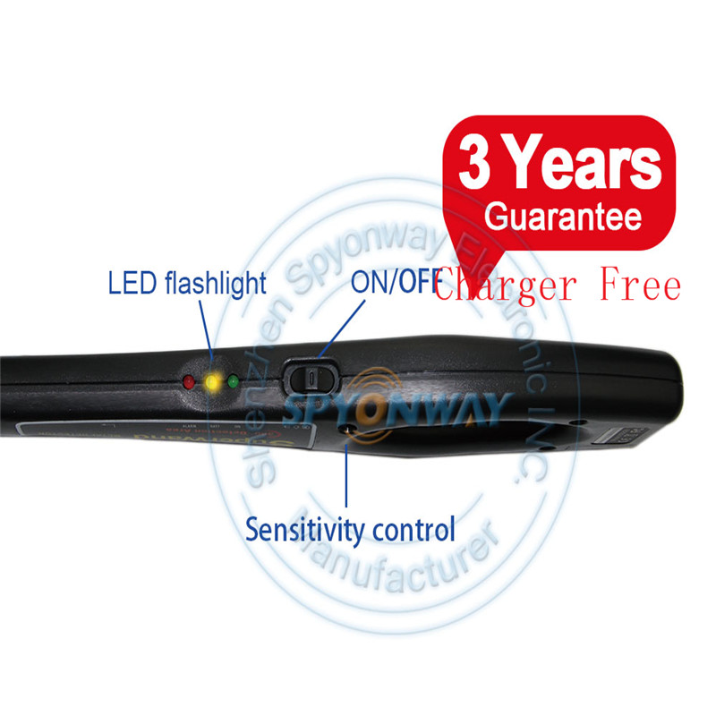 Hand Held Metal Detector Water-resistant Design Super Wand Hand Held Metal Detector Pro Pointer.