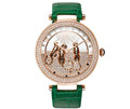 Lovely Leopards Decorated Women Crystals Watches Davena 2015 New Designer Imported Quartz Dress Wrist watch Big
