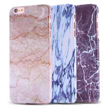 Retro Vintage Stone Marble Pattern PC Case for iPhone 6 6s 4.7 /plus 5.5 Thin Back Cover Protective Accessories for iphon 6 s