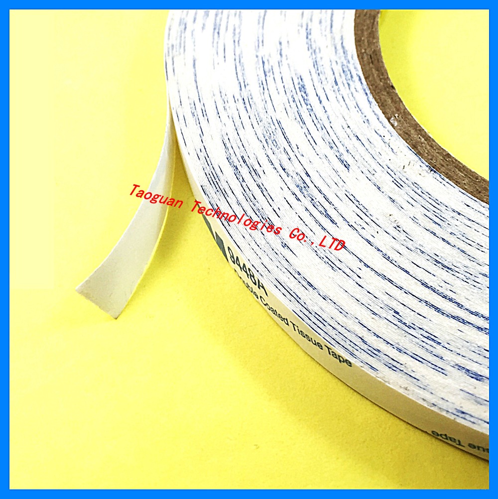 1 Roll 2mm White Double Side Adhesive Sticker Tape For Huawei HTC Ipad ZTE Xiaomi font