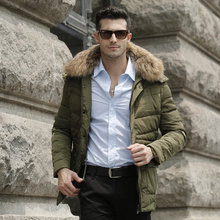 2015 Brand Winter Jackets Mens Fashion Solid Thick Warm Winter Coat Men Slim Parka Single Breasted