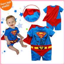 baby clothing baby boy rompers baby boy clothes cute superman costume short sleeve cotton batman cartoon