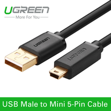 Ugreen USB 2.0 Male A to Mini USB B 5 Pin Sync Data Charger Cable 1m 1.5m 3m for cellular phones MP3 Player MP4 GPS Camera