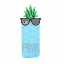 Victoria s Secret PINK Case for iPhone 5 5S 5G 5C Silicone Fruit Pineapple Star s