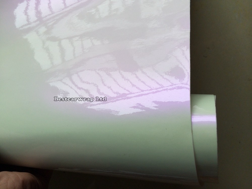 pearl purple gloss white pearlescent car wrapping film 3m APA wraps (10)