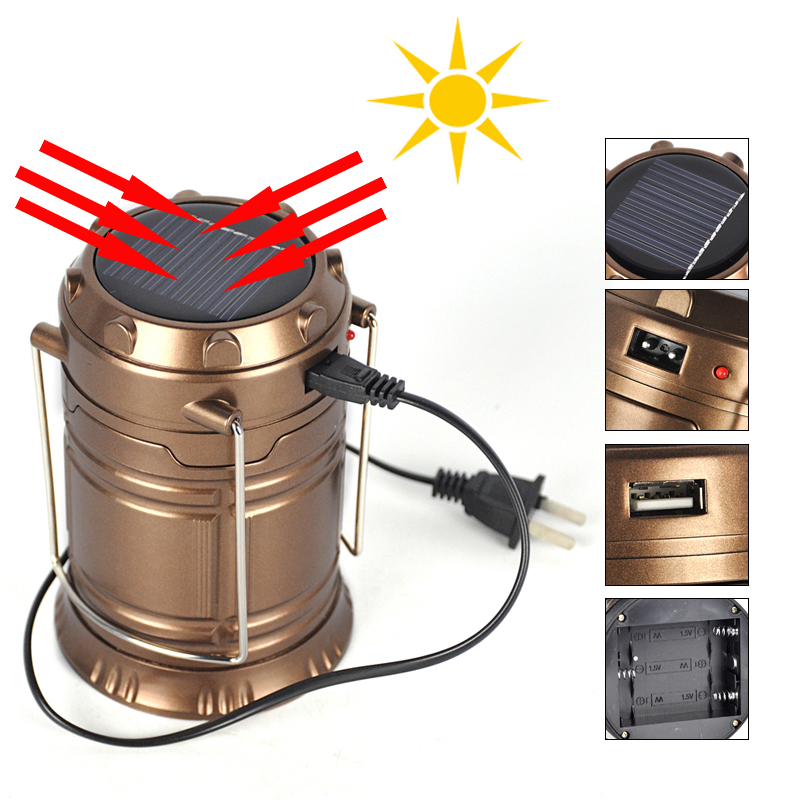 Ultra Bright Portable ABS Plastic LED Camping Lantern Solar Flashlights Outdoor Camping Equipment Ultra Bright Portable ABS Plastic LED Camping Lantern Solar Flashlights Outdoor Camping Equipment