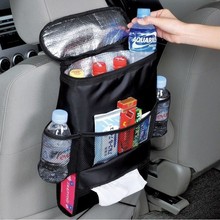 Multifunction Automotive Chair Organizer Mum Bag Oxford Waterproof Baby Feeding Bottle Cover Thermal Bag Tissue Boxes Stroller
