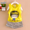 4 Colors Newborn Baby Boy Clothes Summer 2016 Kids Girls Boys Clothes Cartoon Toddler Boy Clothing