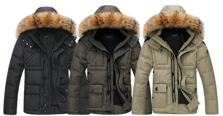 2014 New Men Down Coat Fahion Hooded Padded Clothes Leisure Thicken Men s Jacket Winter Warm