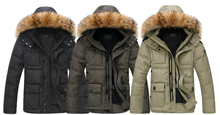 2014 New Men Down Coat Fahion Hooded Padded Clothes Leisure Thicken Men’s Jacket Winter Warm Cotton Jacket 8M02107