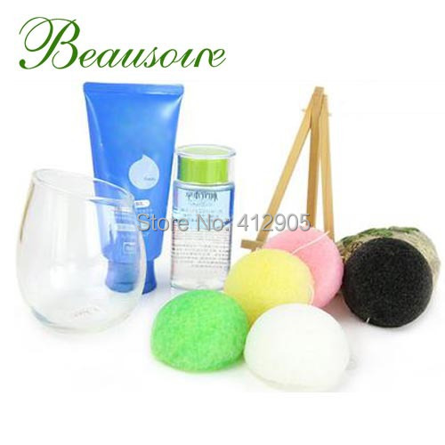 Makeup Gift Konjac Sponge Cosmetic Puff 10 Pcs Set 100 Natural Konjac Skin Care Wash Cleansing
