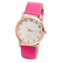 Fashion trend PU leather casual Watch Women 18K gold plated Watches ladies wristwatches girls watch Female
