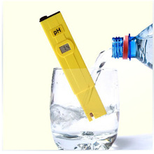2016 Portable Pocket Pen Water PH Meter Digital Tester Quality Measure Range 0.0-14.0pH for Aquarium Pool Water Laboratory Soil
