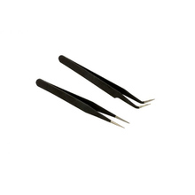 Hot Promotion 2 Black Acrylic Gel Nail Art Rhinestones Paillette Nipper Picking Tool #OS