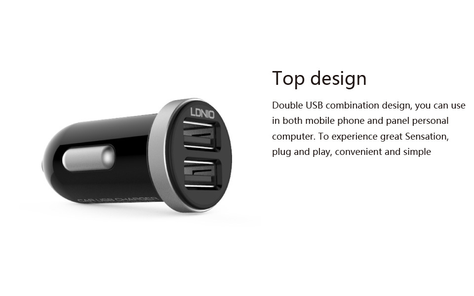 Dl-c22 -  Universal  2 USB Mini       ipad, Galaxy , Psp, Gps,   .  .