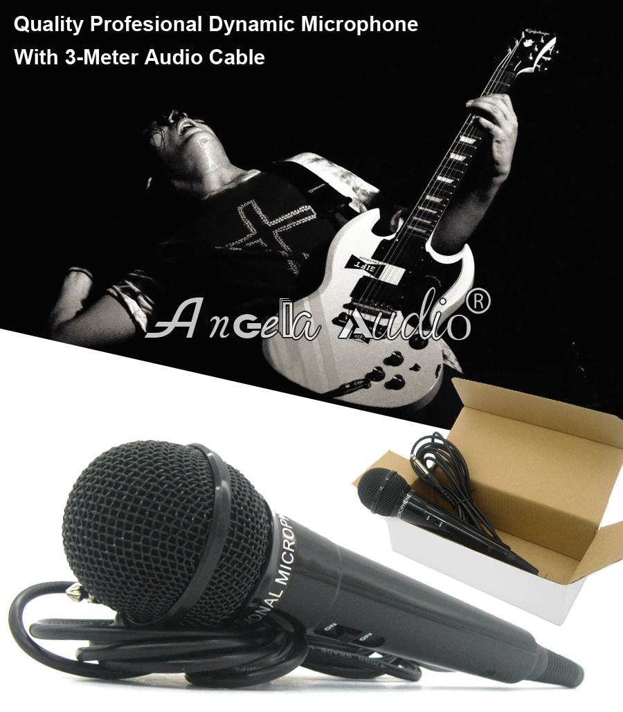 Free Shipping Quality Wired Microphone Professional Dynamic Mic Mike For KTV Karaoke Stage Singer Voice Power