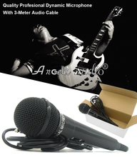 Free Shipping Quality Wired Microphone Professional Dynamic Mic Mike For KTV Karaoke Stage Singer Voice Power Amplifier Speaker